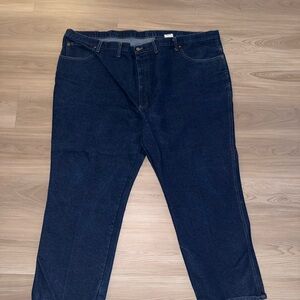 Relaxed Fit Men’s Dark Indigo Jeans